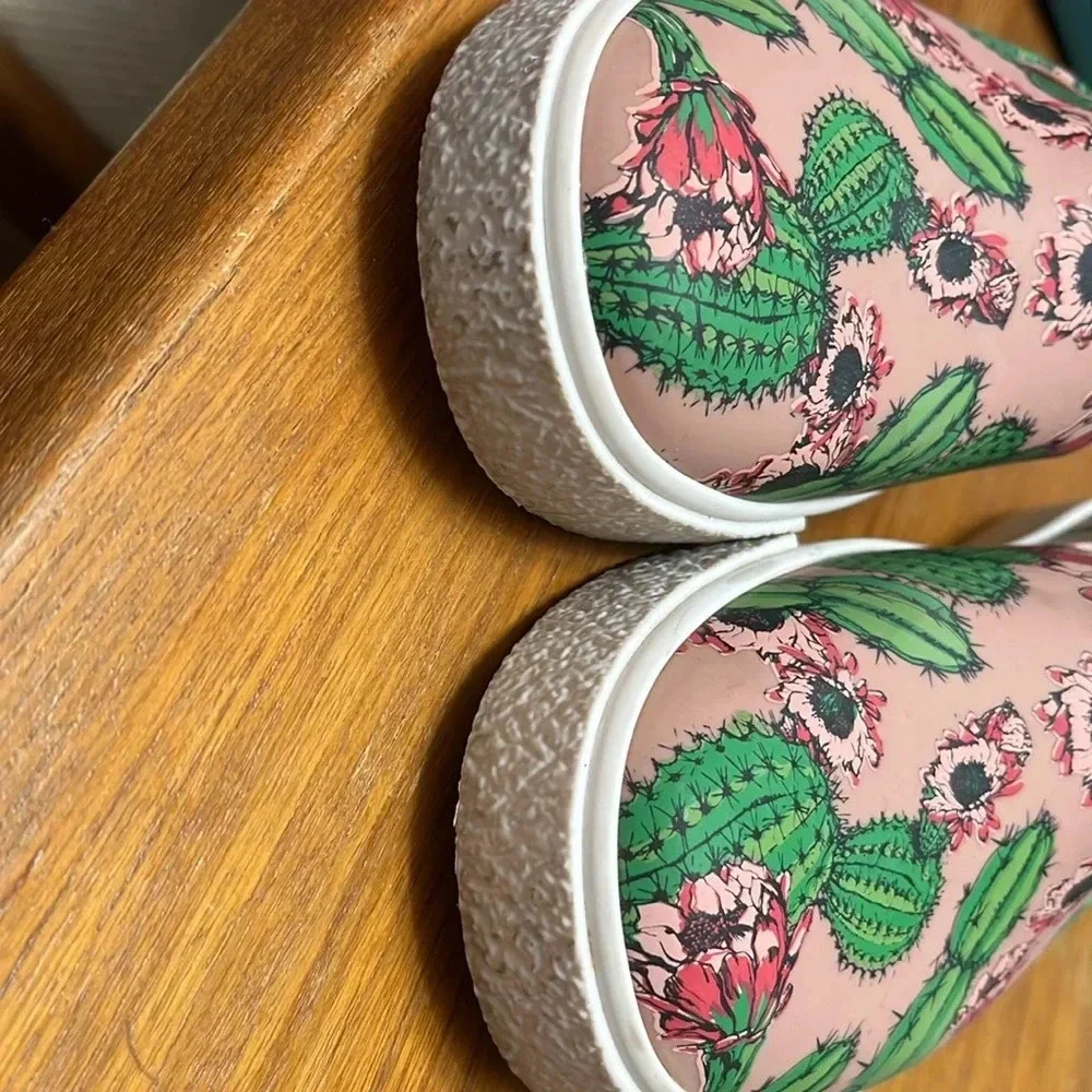 Melissa Women's Cactus Print SlipOn Shoes - Pink